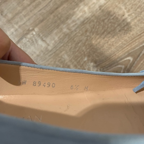 Stuart Weitzman Dusty Blue Flat - Picture 8 of 8
